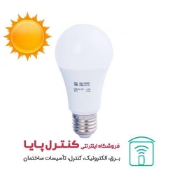 لامپ حبابی ال ای دی 12 وات‌ پایه E27 آفتابی بالاستیران