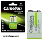 باتری کتابی شارژی Camelion Rechargeable Battery 9V